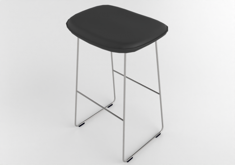 3D Chairs - Leather stool - Cappellini - Morrison - HP11B -...