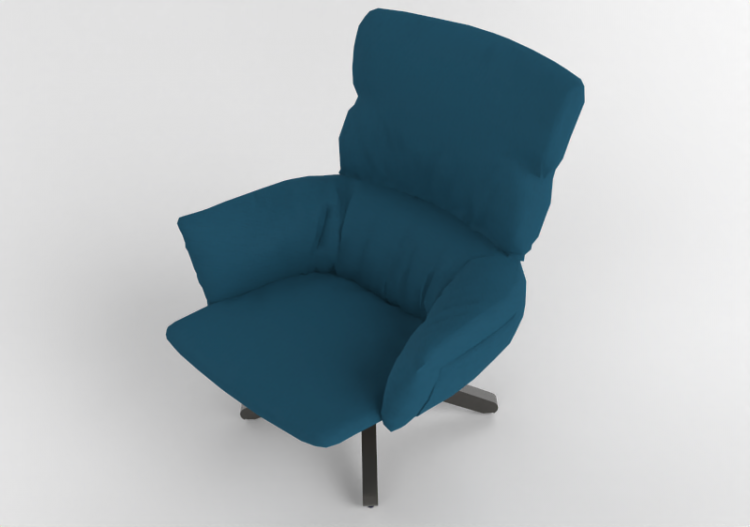 3D Sofa - Fabric Armchair - Cappellini - Lud’o - LU4 - ACCA...