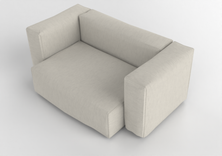 3D Sessel und Sofas - Stoffsofa - Cappellini - Oblong...