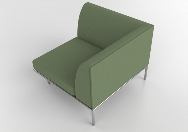 Divani 3D - Poltrona in tessuto - Cappellini - High Time -...