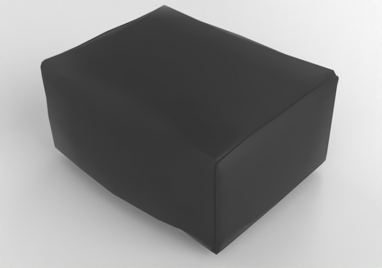 Poltronas y Sofás 3D - Puff de cuero - Cappellini - Oblong...