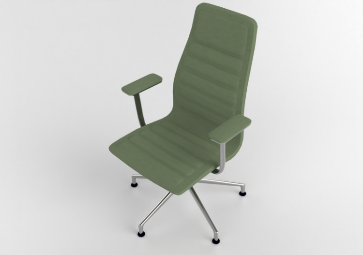 Sillas 3D - Silla de tela - Cappellini - Lotus - LS45CB -...