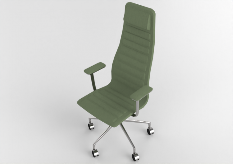 椅子 - Fabric chair - Cappellini - Lotus - LS55CBR - ACCA...