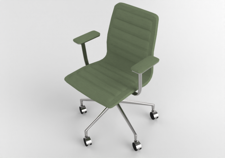 椅子 - Fabric chair - Cappellini - Lotus - LS35CBR - ACCA...