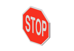 Stop und Vorfahrt gew&auml;hren