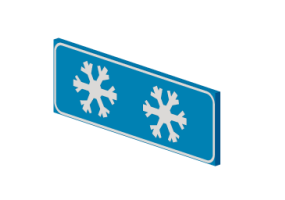 Schnee oder Eisgl&auml;tte