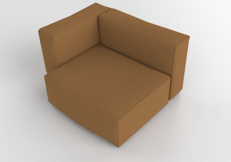 Poltronas y Sofás 3D - Sofá de tejido - Cappellini - Oblong...