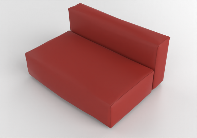 Poltronas y Sofás 3D - Sofá de piel - Cappellini - Oblong...