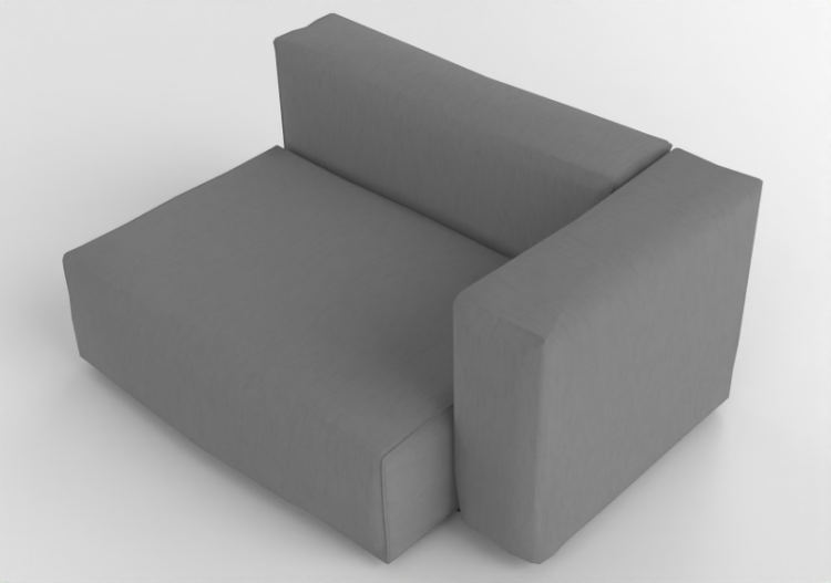 3D Sofa - Fabric sofa - Cappellini - Oblong System - OS41 -...