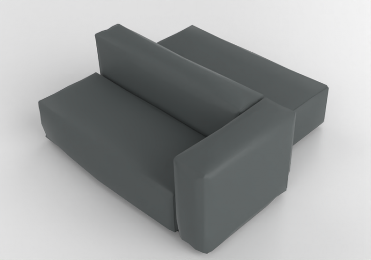 Poltronas y Sofás 3D - Sofá de piel - Cappellini - Oblong...