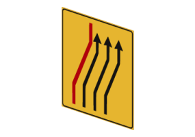 Se&ntilde;al de carriles cerrados &ndash; 411/e