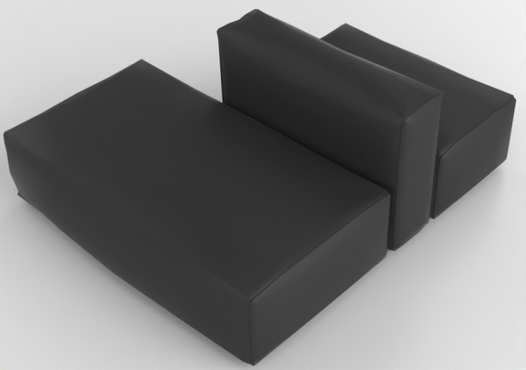 Poltronas y Sofás 3D - Sofá de piel - Cappellini - Oblong...