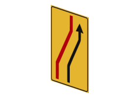 Panneau de chauss&eacute;e ferm&eacute;e &ndash; 412/c