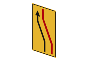 Return to the carriageway signal 412/d