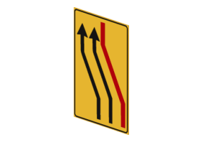 Return to the carriageway signal 412/e