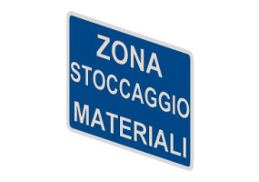 Material storage area.