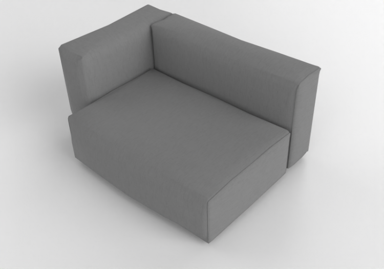 Poltronas y Sofás 3D - Sofá de tejido - Cappellini - Oblong...