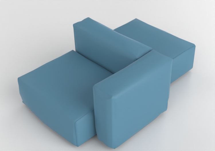 3D Sessel und Sofas - Sofa aus Leder - Cappellini - Oblong...