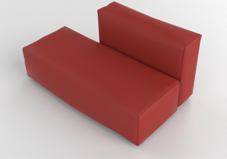3D Sofa - Leather sofa - Cappellini - Oblong System - OS60...