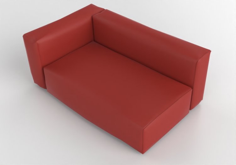 Divans 3D - Canapé en cuir - Cappellini - Oblong System -...
