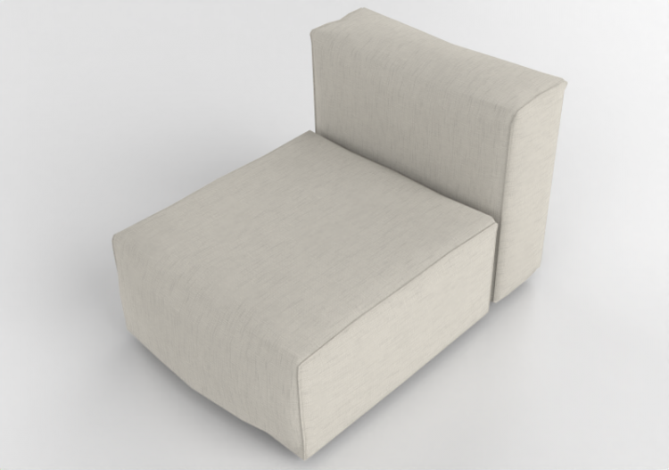Poltronas y Sofás 3D - Sofá de tejido - Cappellini - Oblong...