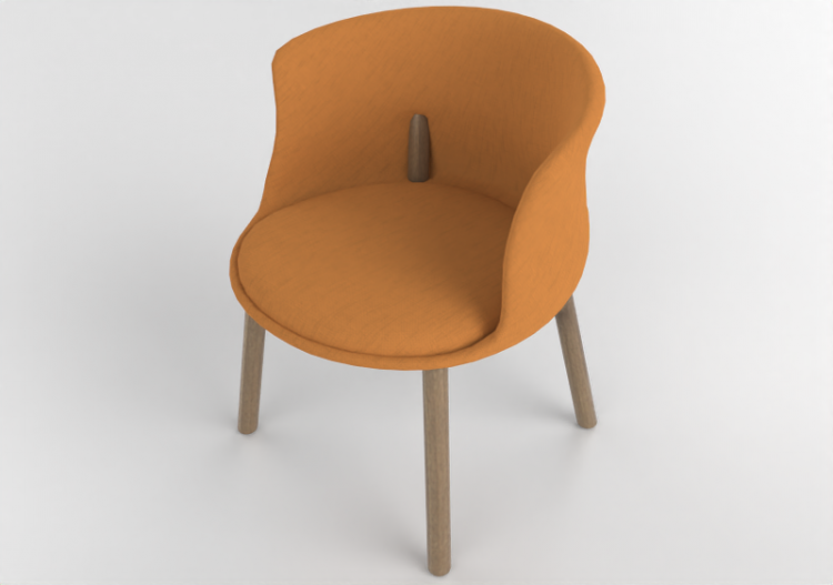Poltronas y Sofás 3D - Sillón de tejido - Cappellini - Peg...