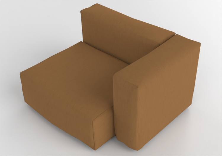 Poltronas y Sofás 3D - Sofá de tejido - Cappellini - Oblong...