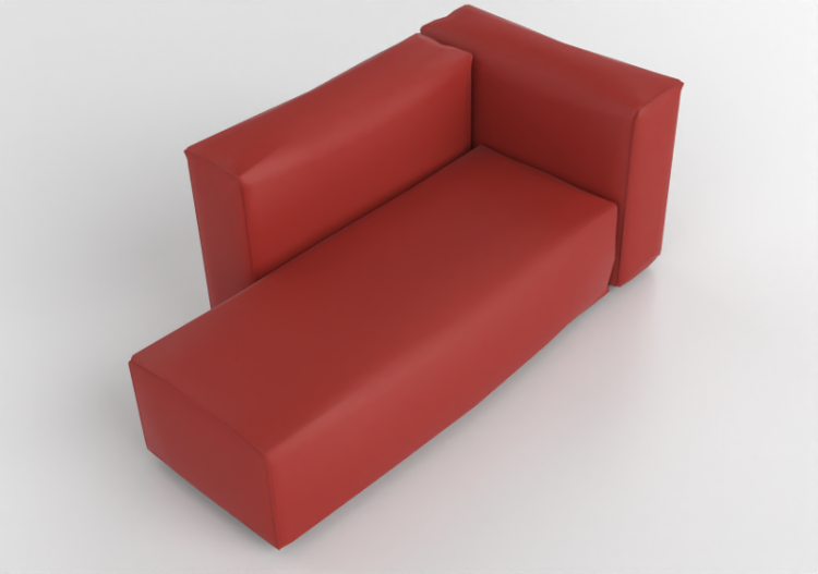 3D Sessel und Sofas - Sofa aus Leder - Cappellini - Oblong...