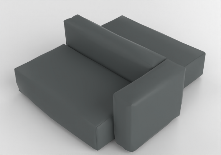 3D Sessel und Sofas - Sofa aus Leder - Cappellini - Oblong...