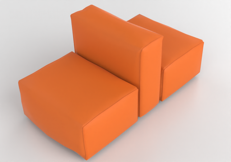 Divans 3D - Canapé en cuir - Cappellini - Oblong System -...