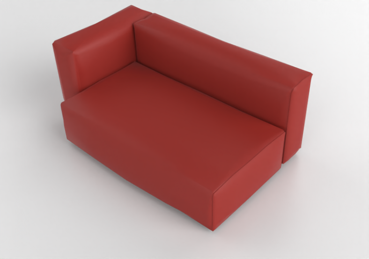 Sofás 3D - Sofá de couro - Cappellini - Oblong System -...