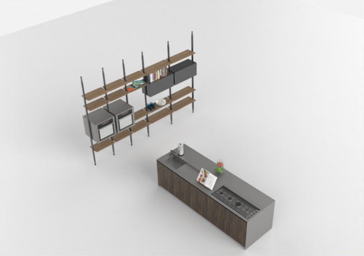 3D Kitchens - Full sized kitchen with appliances - Alta -...