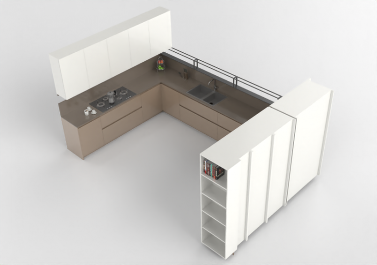 Cuisine 3D - Cuisine complète avec appareils...