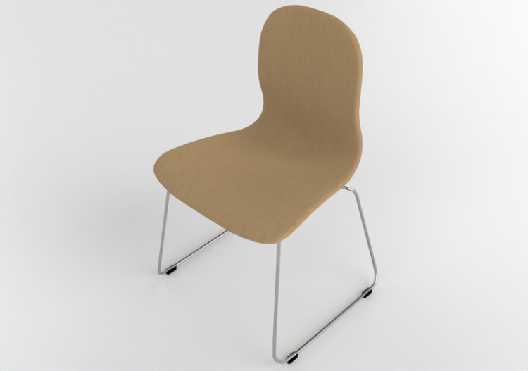 Chaises 3D - Chaise en tissu - Cappellini - Tate Soft - TS3...