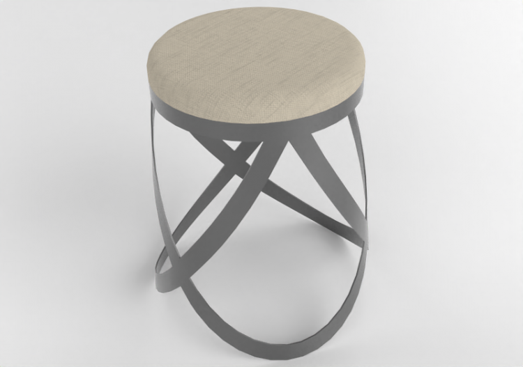 3D Chairs - Metal Stool - Cappellini - Ribbon - RI2LL -...