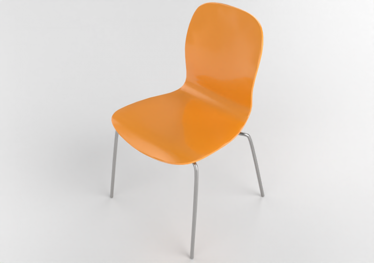 Chaises 3D - Chaise en bois laqué - Cappellini - Tate Color...