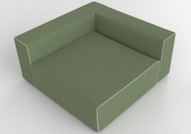 Divans 3D - Canapé en tissu - Cappellini - Panda Sofa -...