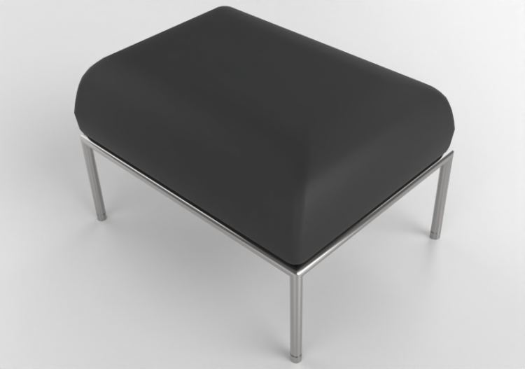 Poltronas y Sofás 3D - Puff de tejido - Cappellini - High...