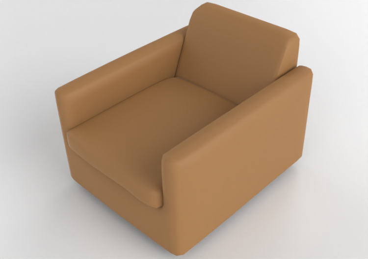 Chairs and Sofas 3D - Leather Armchair - Cappellini - Serie...