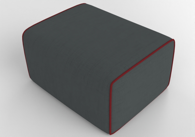 Divans 3D - Pouf en tissu - Cappellini - Panda Sofa -...
