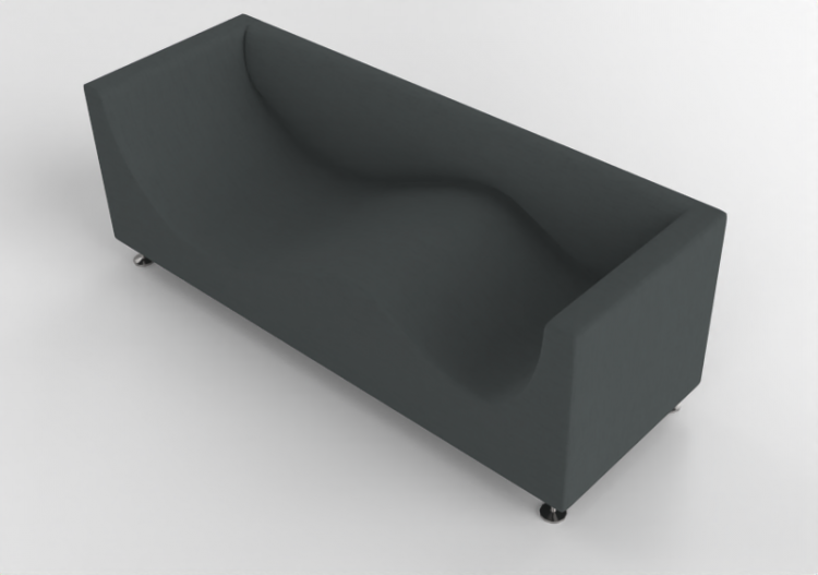 Divans 3D - Canapé en tissu - Cappellini - Three Sofa De...