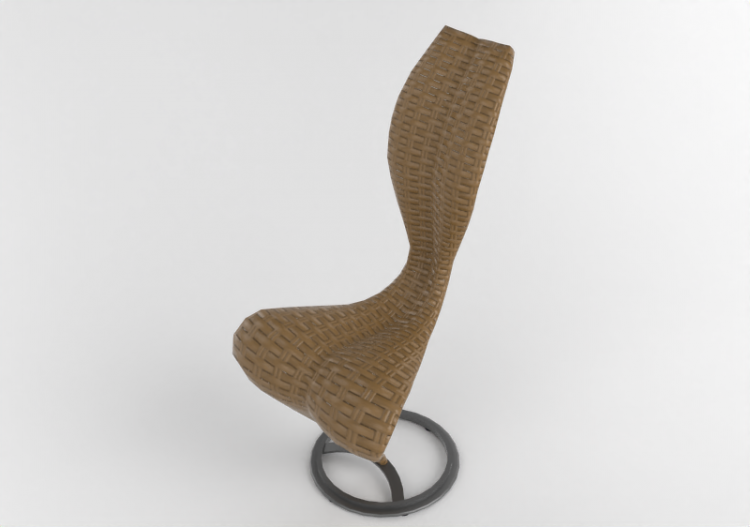 Divani 3D - Poltrona in vimini - Cappellini - S-chair - TD1...