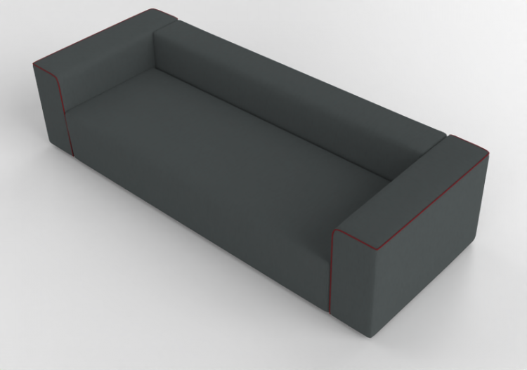 Divani 3D - Divano in tessuto - Cappellini - Panda Sofa -...
