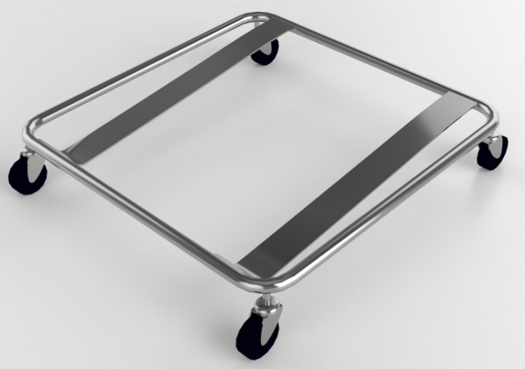 Accessoires 3D - Chariot en métal - Cappellini - Tate Color...