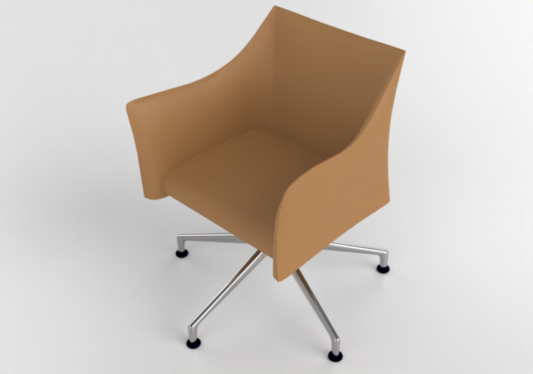 3D Arm Chairs - Leather Armchair - Cappellini - O-Cap -...