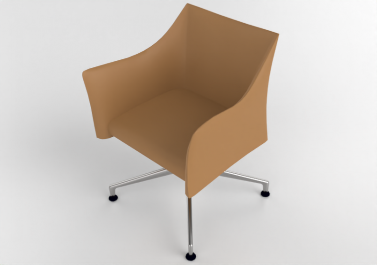 Poltronas 3D - Poltrona de couro - Cappellini - O-Cap -...