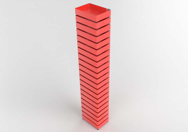 3D Book shelf - Lacquered wooden container - Cappellini -...