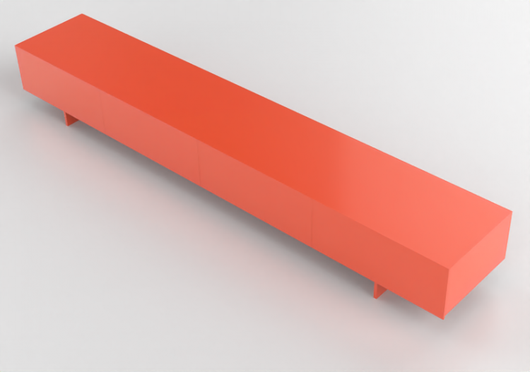 3D Book shelf - Lacquered wooden container - Cappellini -...