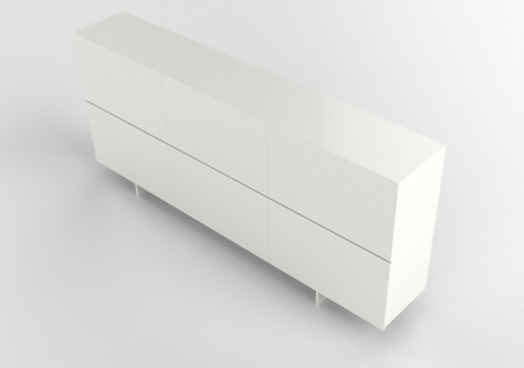 3D Book shelf - Lacquered wooden container - Cappellini -...