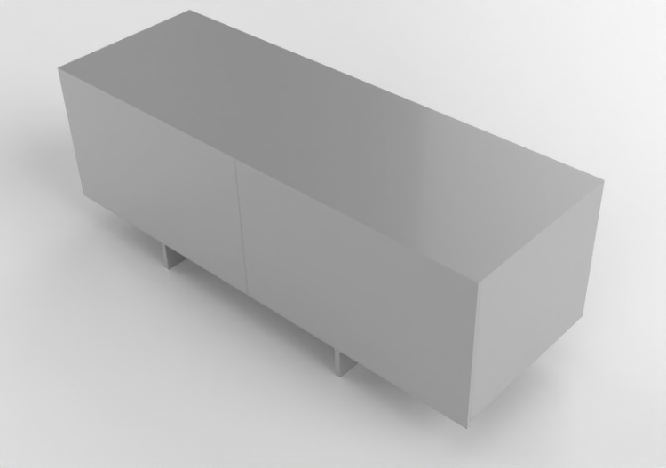 Librerie e Contenitori 3D - Contenitore in legno laccato -...